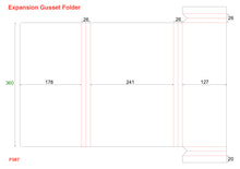 Load image into Gallery viewer, Expansion Gusset Folders